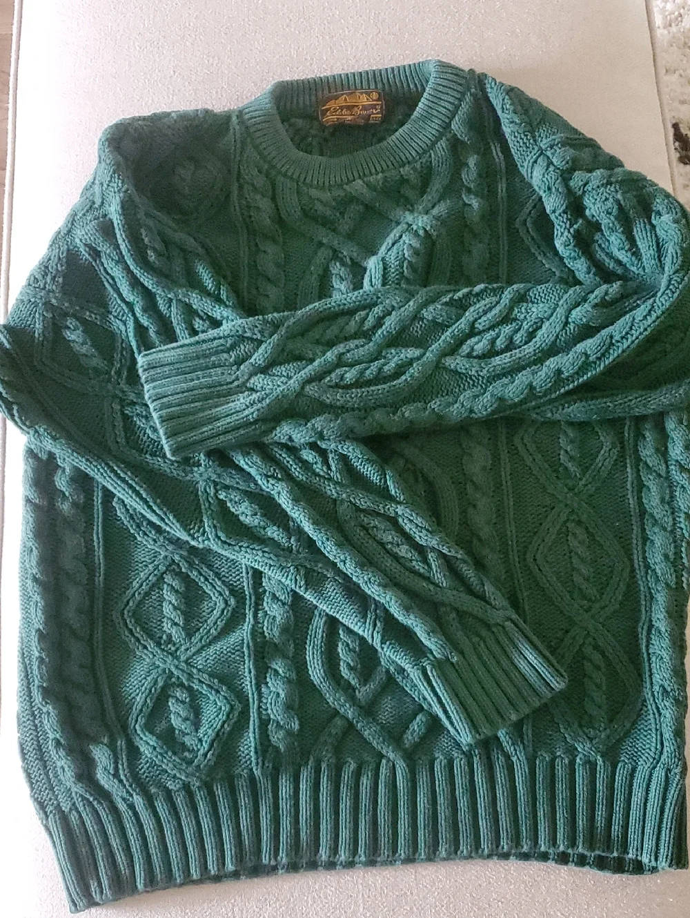 Vintage Cable Knit Sweater - Picture 1 of 4